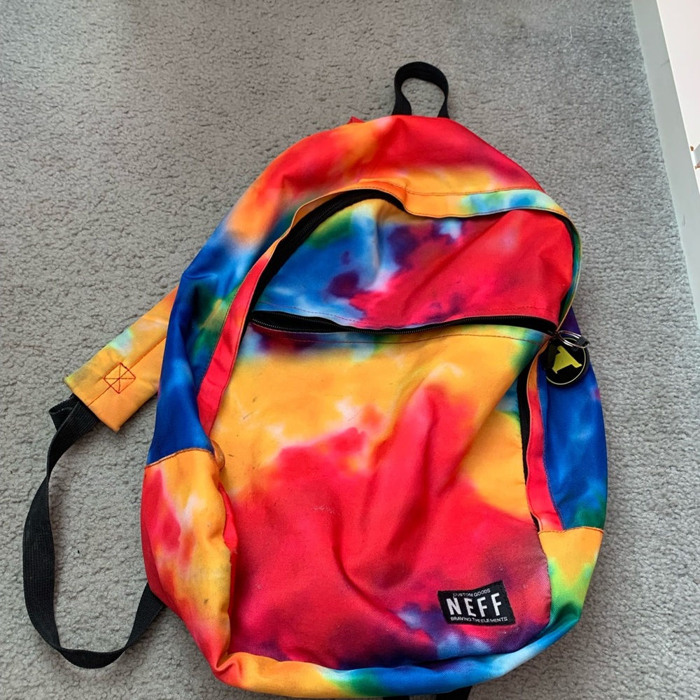 neff tie dye backpack